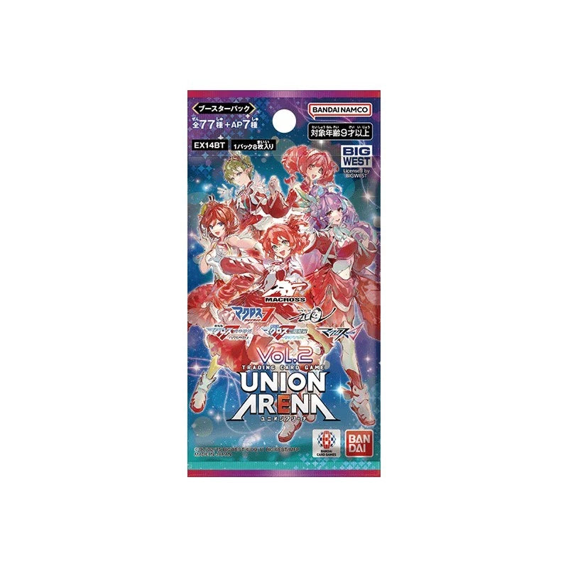 BANDAI Union Arena Macross Series Vol.2 EX14BT Booster Pack Box TCG JAPAN