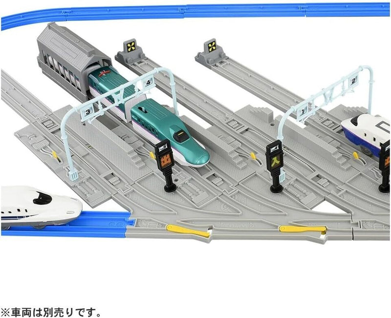 Takara Tomy PlaLarail Veículo Base Rail Yard & Rail Set Japan Oficial