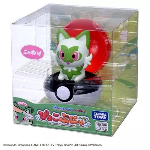 Pokemon Peekaboo Toy Sprigatito OFICIAL DE JAPÓN