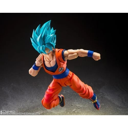 S.H.Figuarts Super Saiyan God Super Saiyan Son Goku Blue Power Action Figure