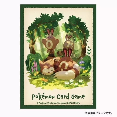 Fundas para tarjetas originales de Pokemon Center Furret & Sentret OFICIAL DE JAPÓN