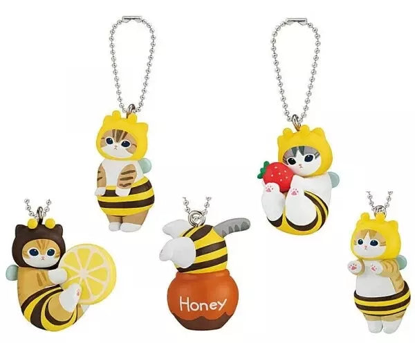 BANDAI Mofusand Hachi Nyan Swing Ensemble complet Capsule Toy JAPON OFFICIEL