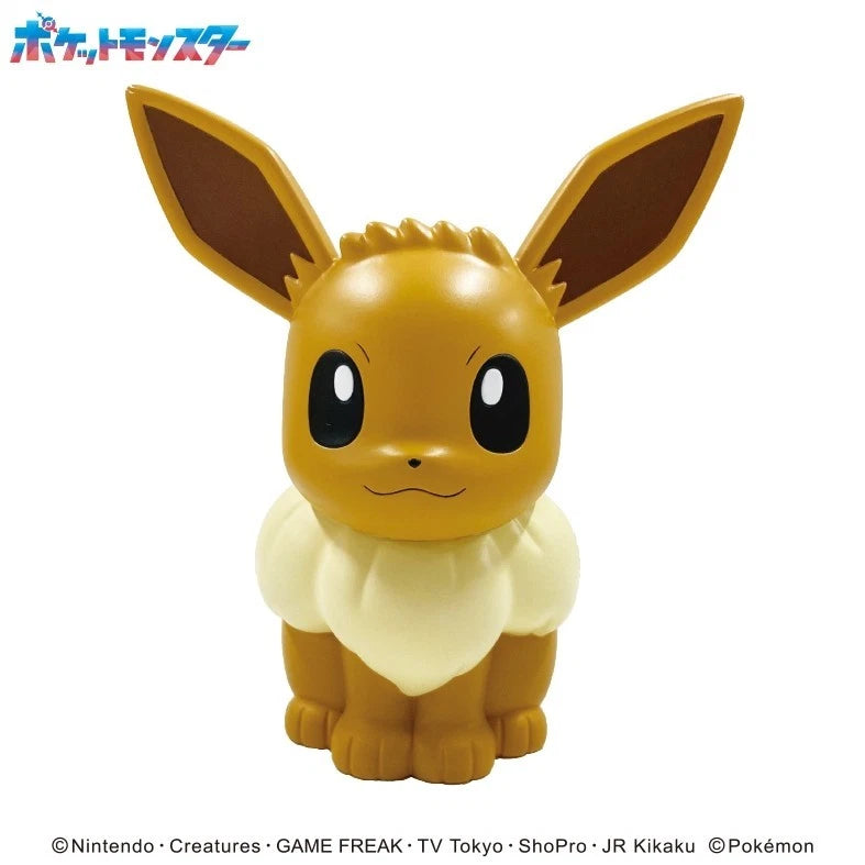 Pokemon Soft Vinyl Time Series Pokemon Coin Bank Eevee JAPAN OFFICIAL