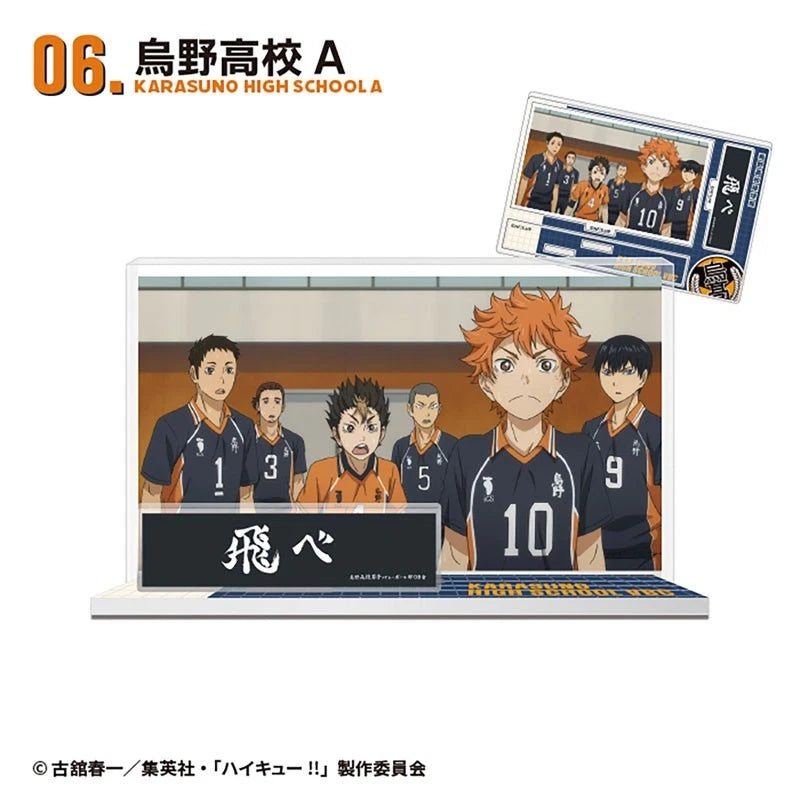 Haikyuu!! Memorial Acrylic Stand 10Pack Box Candy Toy JAPAN OFFICIAL