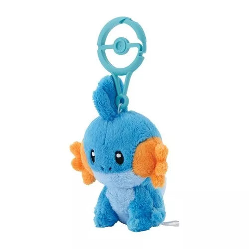 Pokemon Center Muñeco de Peluche Original con Mosquetón Mudkip OFICIAL DE JAPÓN