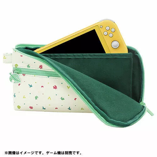 New Hori NSW-239 Golpeed Animal Crossing Hand Pouch para Nintendo Switch Japón
