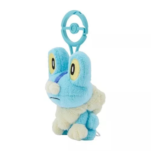 Pokemon Center Muñeco de Peluche Original con Mosquetón Froakie OFICIAL DE JAPÓN