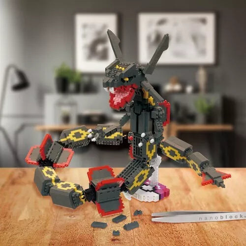 Pokemon Nanoblock Shiny Rayquaza Extreme DX JAPAN OFFICIAL