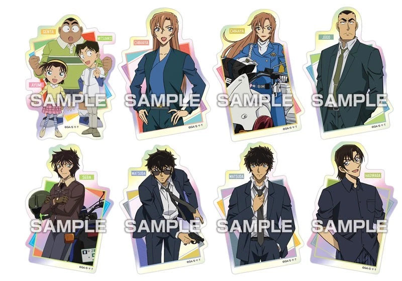 Detective Conan Chara Cut Sticker Gum 16Pack Box Candy Toy JAPAN OFFICIAL