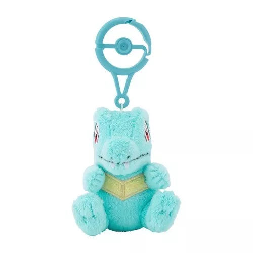 Pokemon Center Original Plush Doll with Carabiner Totodile JAPAN OFFICIAL