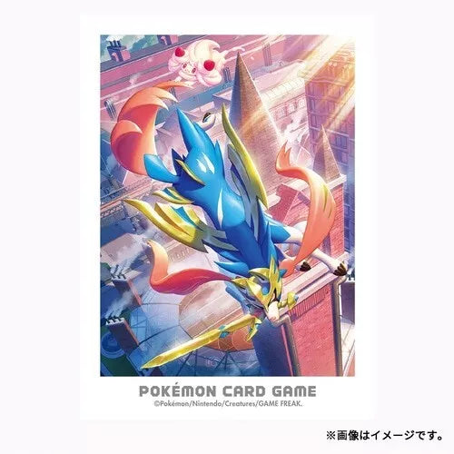 Pokemon Center Original Card Sleeves Galar Adventures Zacian & Alcremie JAPAN