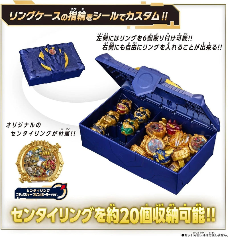 BANDAI No.1 Sentai Gozyuger DX Sentai Ring Case JAPÃO OFICIAL