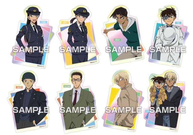 Detective Conan Chara Cut Sticker Gum 16Pack Box Candy Toy JAPAN OFFICIAL