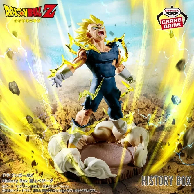 Banpresto Dragon Ball Z History Box Majin Vegeta Figure JAPAN OFFICIAL