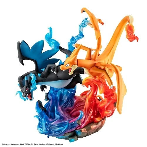 G.E.M. Pokemon Mega Charizard X & Mega Charizard Y Figure JAPAN OFFICIAL