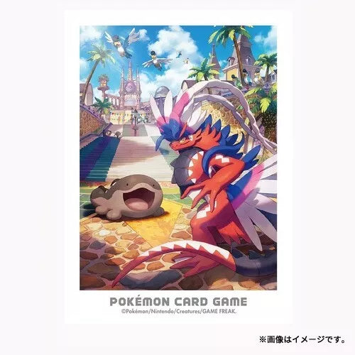 Pokemon Center Original Card Sleeves Paldea Adventures Koraidon & Clodsire JAPAN