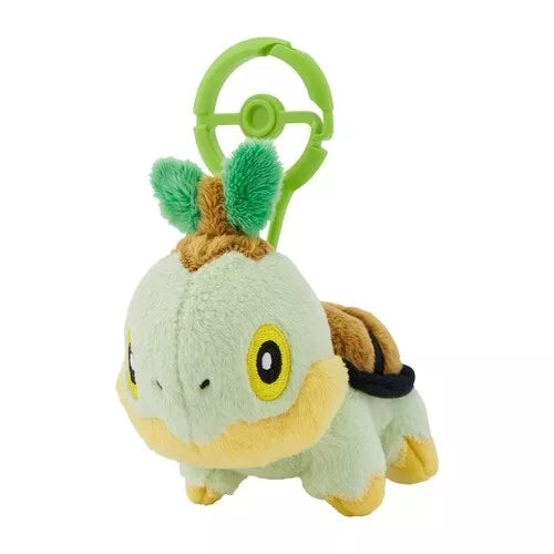 Pokemon Center Original Plush Doll with Carabiner Turtwig JAPAN OFFICIAL