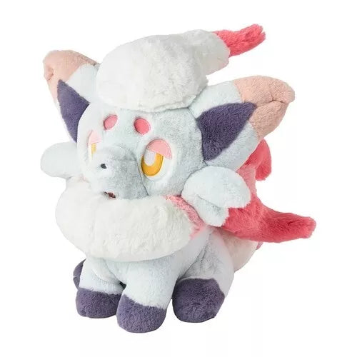 Pokemon Center Original Fuwa Fuwa Hisuian Zorua Plush Doll JAPAN OFFICIAL