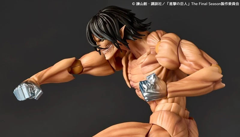 Kaiyodo Revoltech Amazing Yamaguchi Attack on Titan Eren Yeager Action Figure