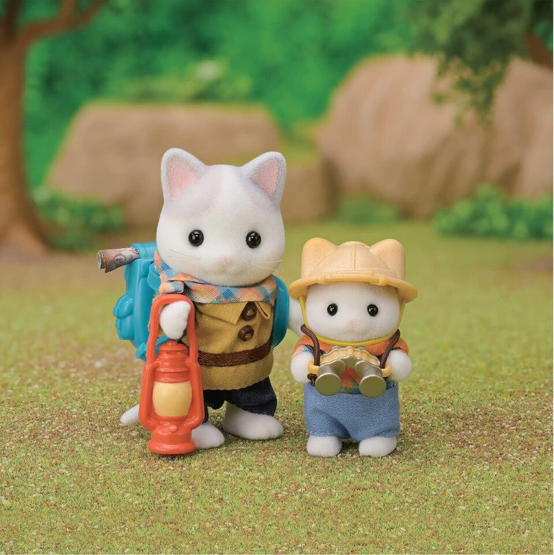 Epoch Sylvanian Families Doki Doki Exploration Set Latte Cat Siblings Doll KO-76