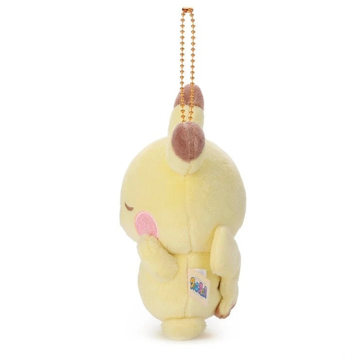Pokemon Pokepeace Pikachu Plush Keychain Funny Face Ver. JAPAN OFFICIAL