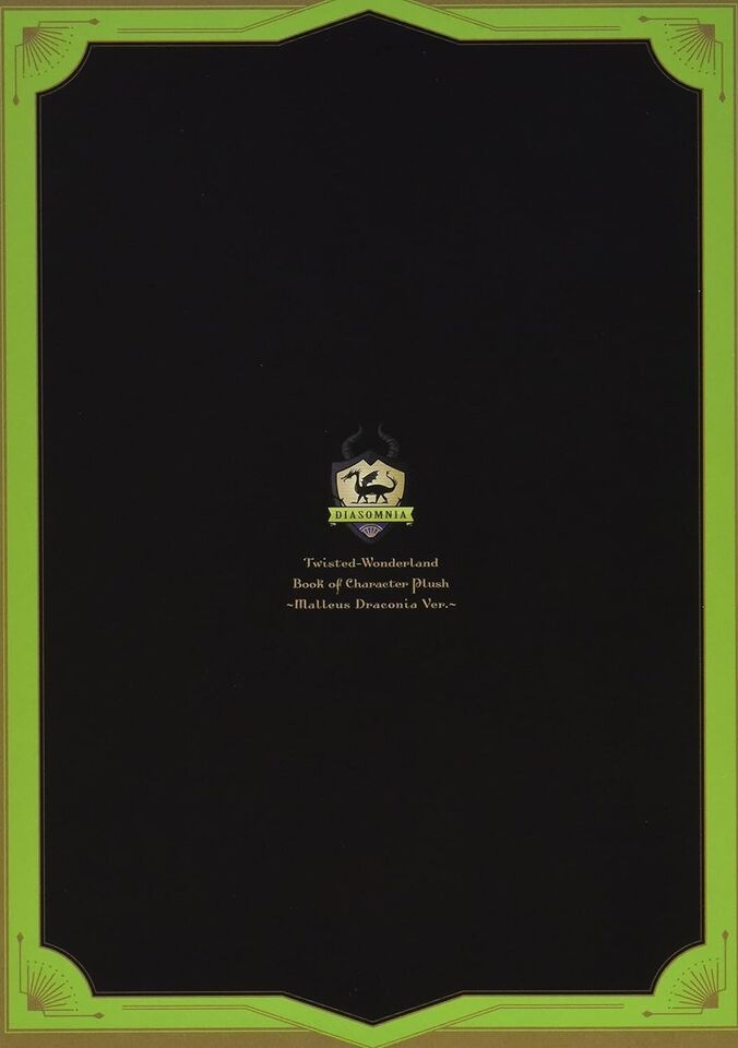 Disney Twisted Wonderland Book com o personagem Mascot Malleus Draconia ver. JAPÃO