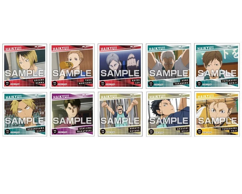 Haikyuu!! Sticker Retsuden Gum 20Pack Box Candy Toy JAPAN OFFICIAL