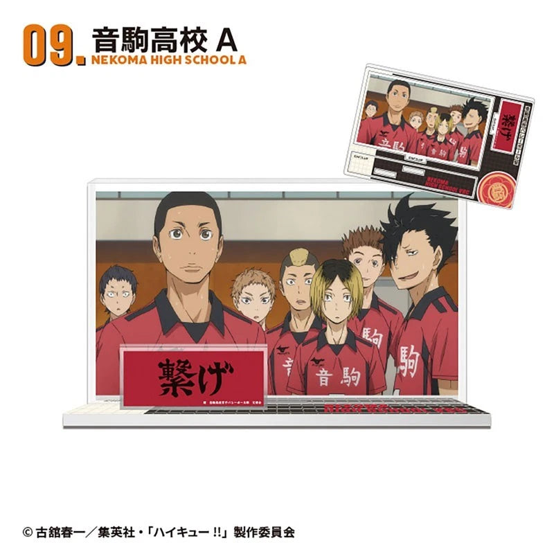 Haikyuu!! Memorial Acrylic Stand 10Pack Box Candy Toy JAPAN OFFICIAL