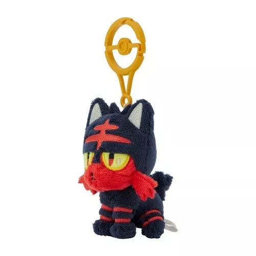 Pokemon Center Muñeco de Peluche Original con Mosquetón Litten OFICIAL DE JAPÓN