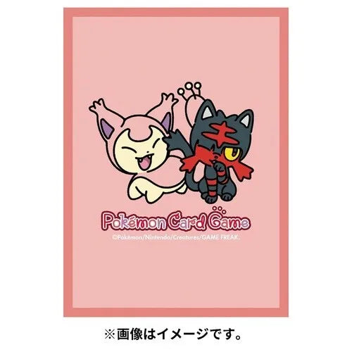 Pokemon Center Originalkartenärmel Litten & Skitty Japan Beamter