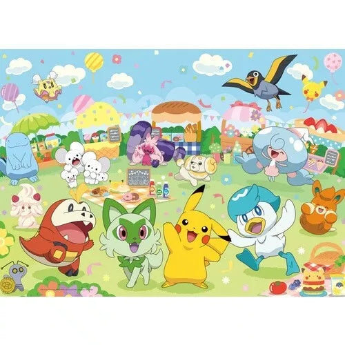 Pokemon and Friends! Exciting Market Puzzle 300L Pieces JAPAN OFFICIAL