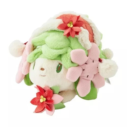 Pokémon Center Original comovente Natal Shaymin Boneca de pelúcia JAPÃO