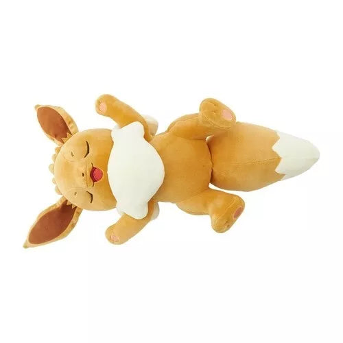 Pokemon Center Original Sleep Motchiri Eevee Oyasumi Ver. Plush Doll JAPAN