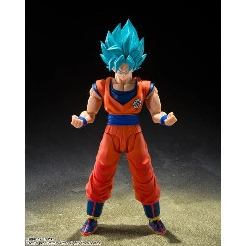 S.H.Figuarts Super Saiyan God Super Saiyan Son Goku Blue Power Action Figure