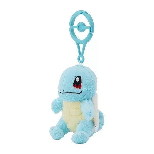 Pokemon Center Original Plüschpuppe mit Karabiner Squirtle JAPAN OFFICIAL