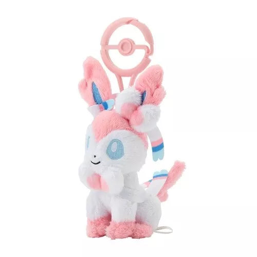 Pokemon Center Original Peluche Mascota Llavero con Mosquetón Sylveon JAPÓN