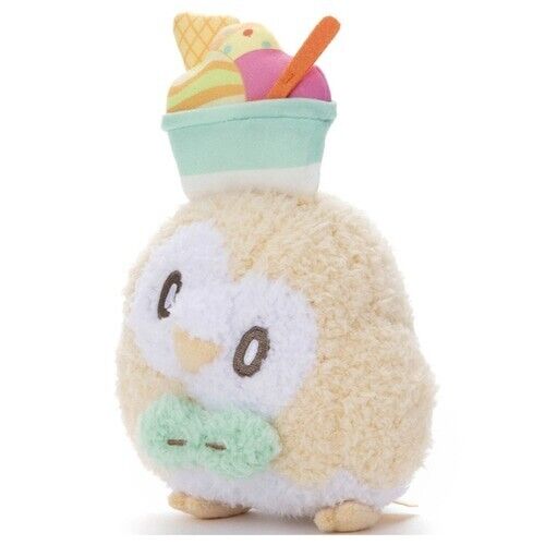 Pokemon Pokepeace Sweets Ver. Plush Doll Rowlet JAPAN OFFICIAL