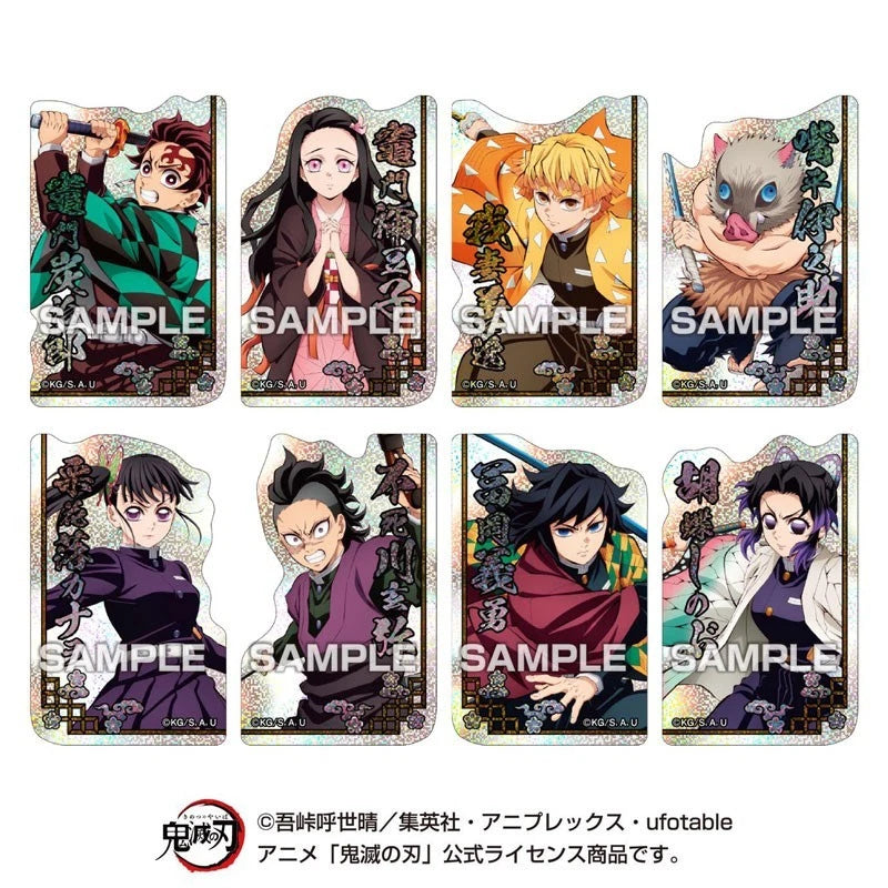 Demon Slayer Kimetsu no Yaiba Chara Cut Sticker Gum 16Pack Box Candy Toy JAPAN