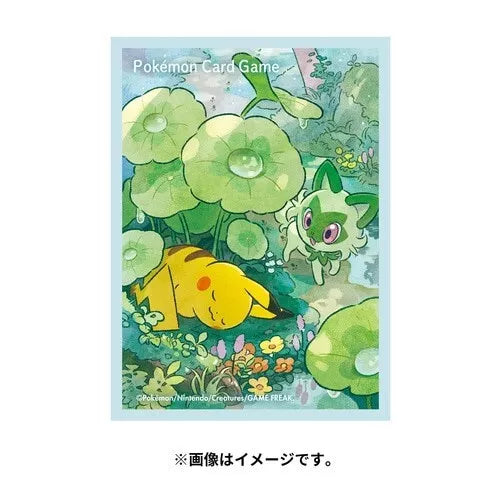 cute pokemon card sleeves Chikara Tsukita "I'm exhausted" (Blue) - Pokmon Card Game | Authentic Japanese Pokmon TCG Sleeves The set includes enough card sleeves for a complete deck and a few extras Pokemon Center Original Card Sleeves