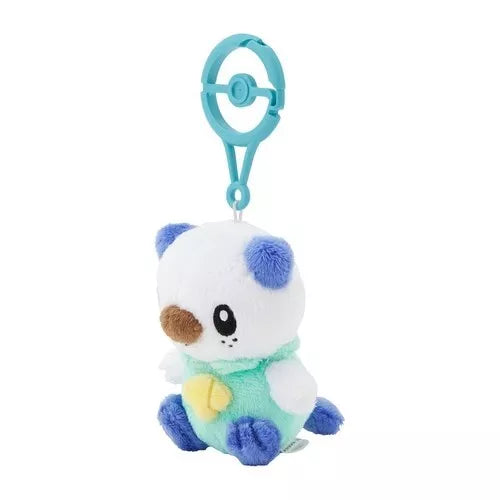 Pokemon Center Muñeco de Peluche Original con Mosquetón Oshawott OFICIAL DE JAPÓN
