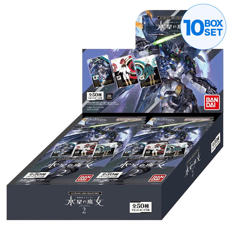 Traje móvil de Carddass Bandai Gundam la bruja de Mercury 2 TCG Japón Oficial