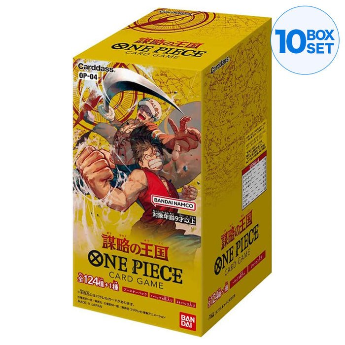 BANDAI ONE PIECE Card Game Kingdom Of Plots OP-04 Booster BOX TCG JAPAN