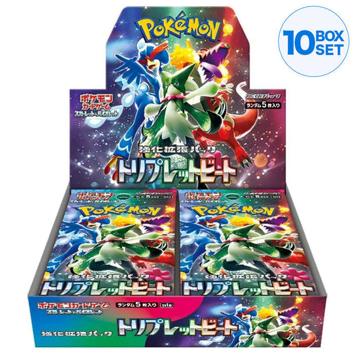 ポケモンカードゲーム たっぷりBOX Pokemon Card Game Sword & Shield Booster Box Triplet Beat SV1a