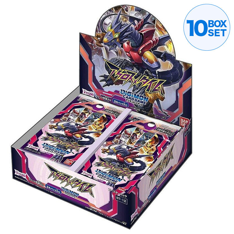Digimon Card Game Across Time Booster Pack BT-12 BOX JAPAN OFFICIAL ZA-437