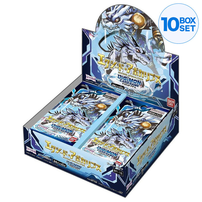BANDAI Digimon Card Exceed Apocalypse Booster BT-15 Pack Box TCG JAPAN OFFICIAL