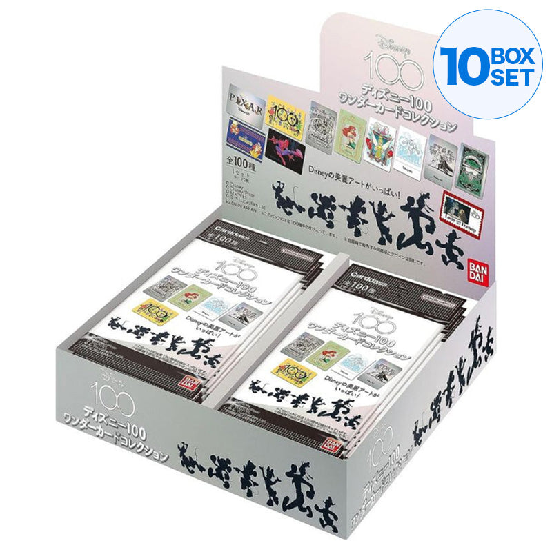 Bandai Carddass Disney 100 Wonder Pack Box TCG Japan offiziell