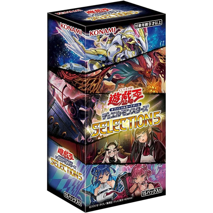 Konami Yu-Gi-Oh Duel Monsters Selection 5 Box TCG Japón Oficial