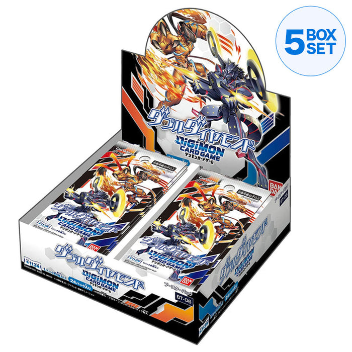 BANDAI Digimon Card Game Double Diamond Booster Pack Box CCG Pack BT-06 JAPAN