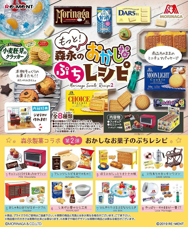 mo-16 RE-MENT Morinaga Funny Petit recipes Miniature figures BOX JAPAN OFFICAL