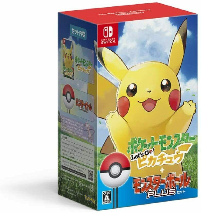 Nintendo Switch Pokemon Laten we gaan! Pikachu Monster Ball Plus Set Japan Official